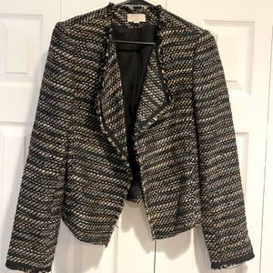 LOFT Women’s Fringe Tweed Blazer/Jacket